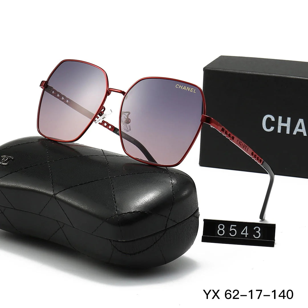 Metal polarized sunglasses