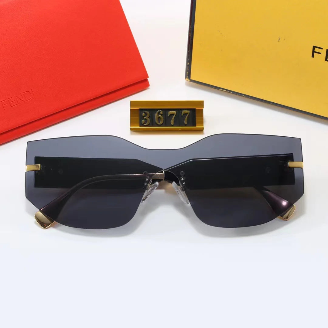 Korean style frameless sunglasses