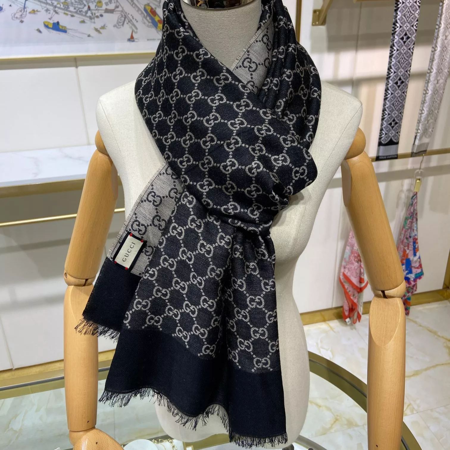 Denim Series Cotton Scarf Shawl