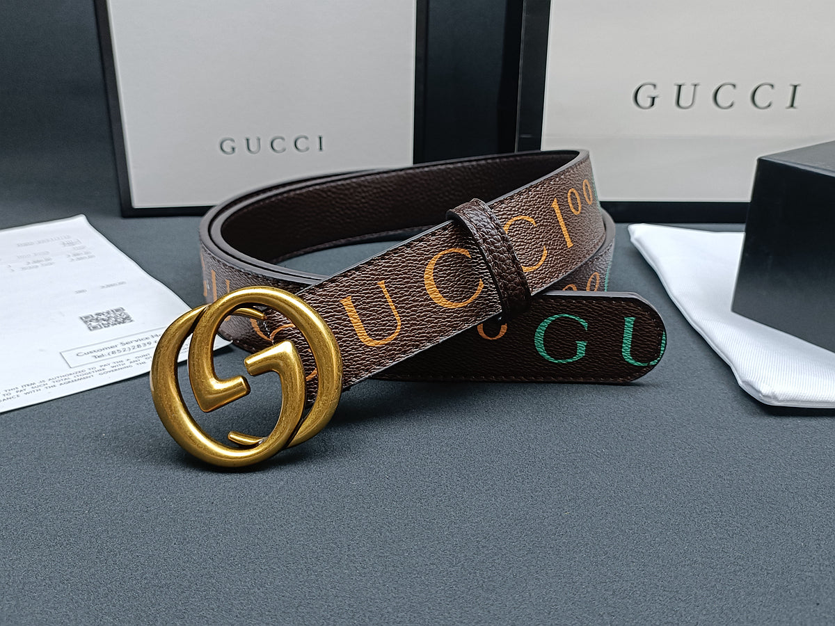 Fashion Print Luxury Belt