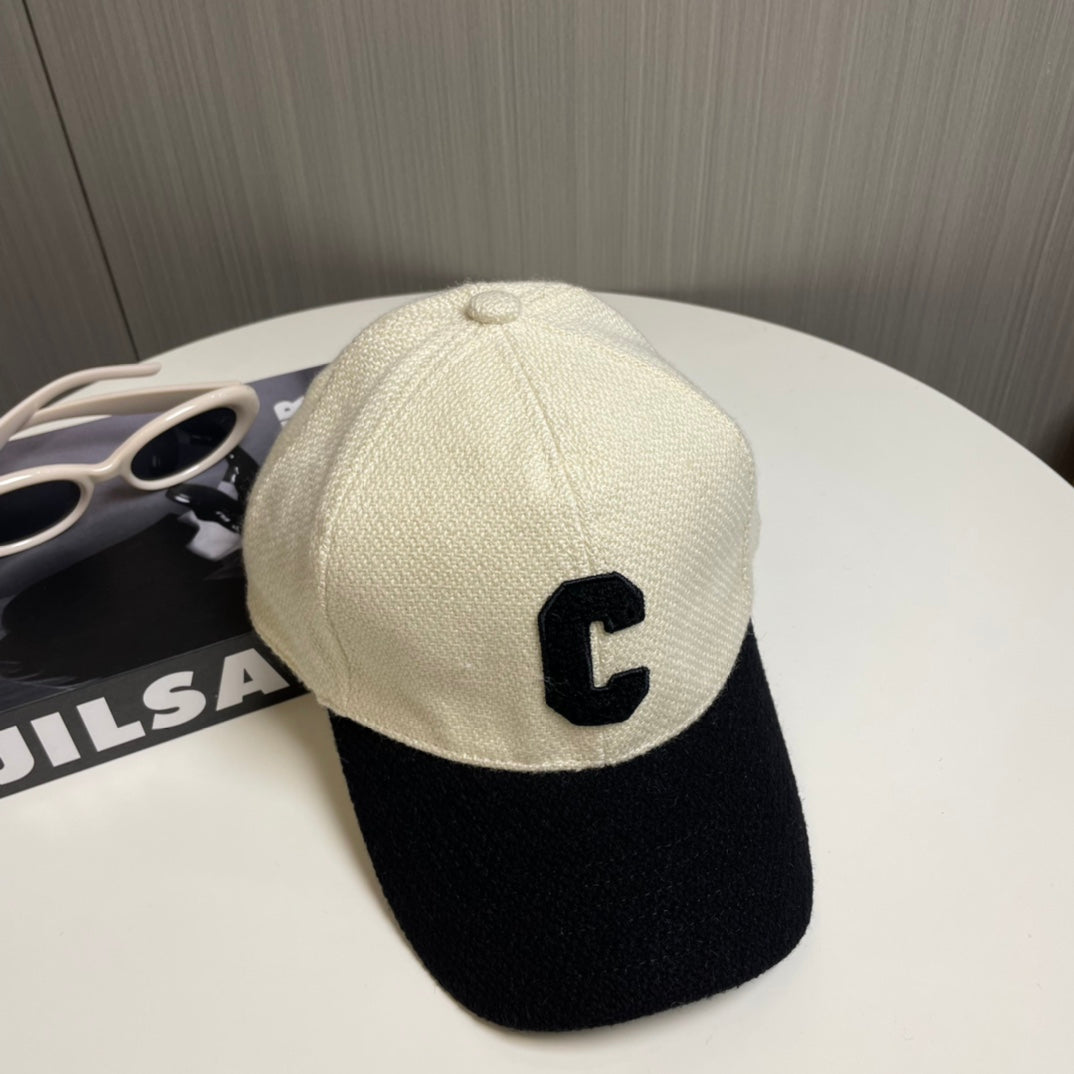 New C Letter Embroidered Baseball Cap