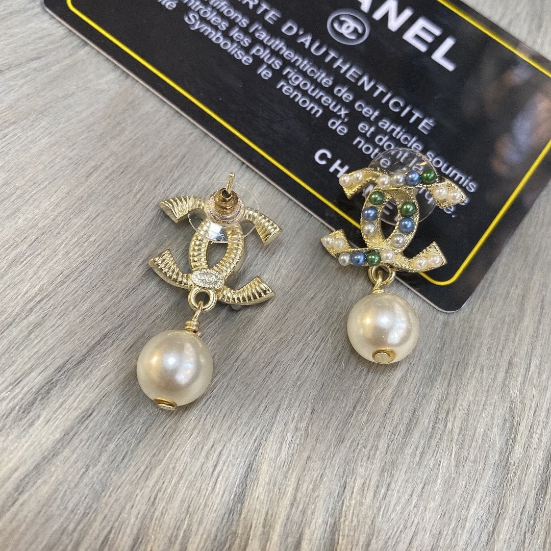 Luxury Pearl Pendant Earrings