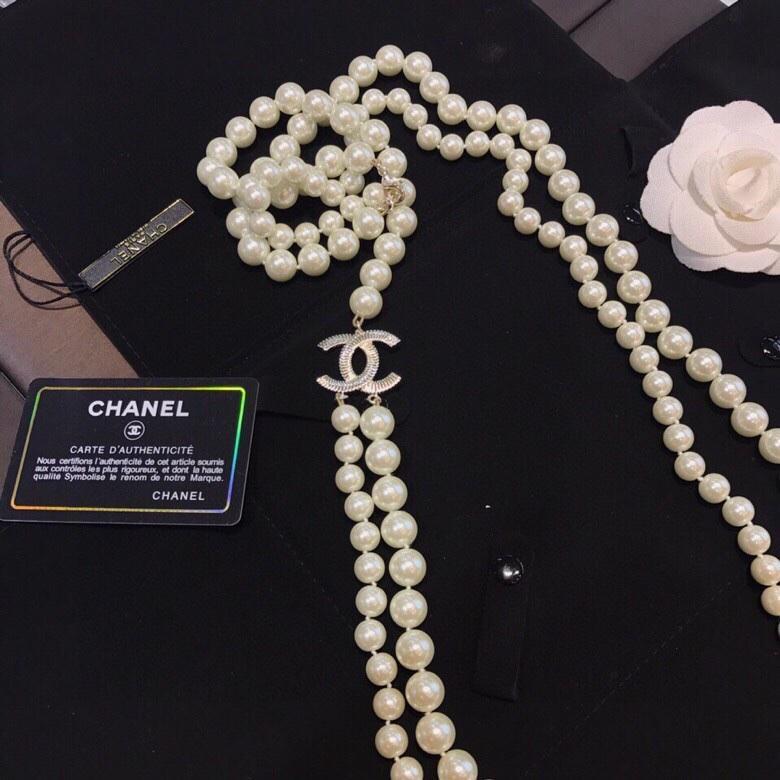 Fashion double-layer pearl necklace