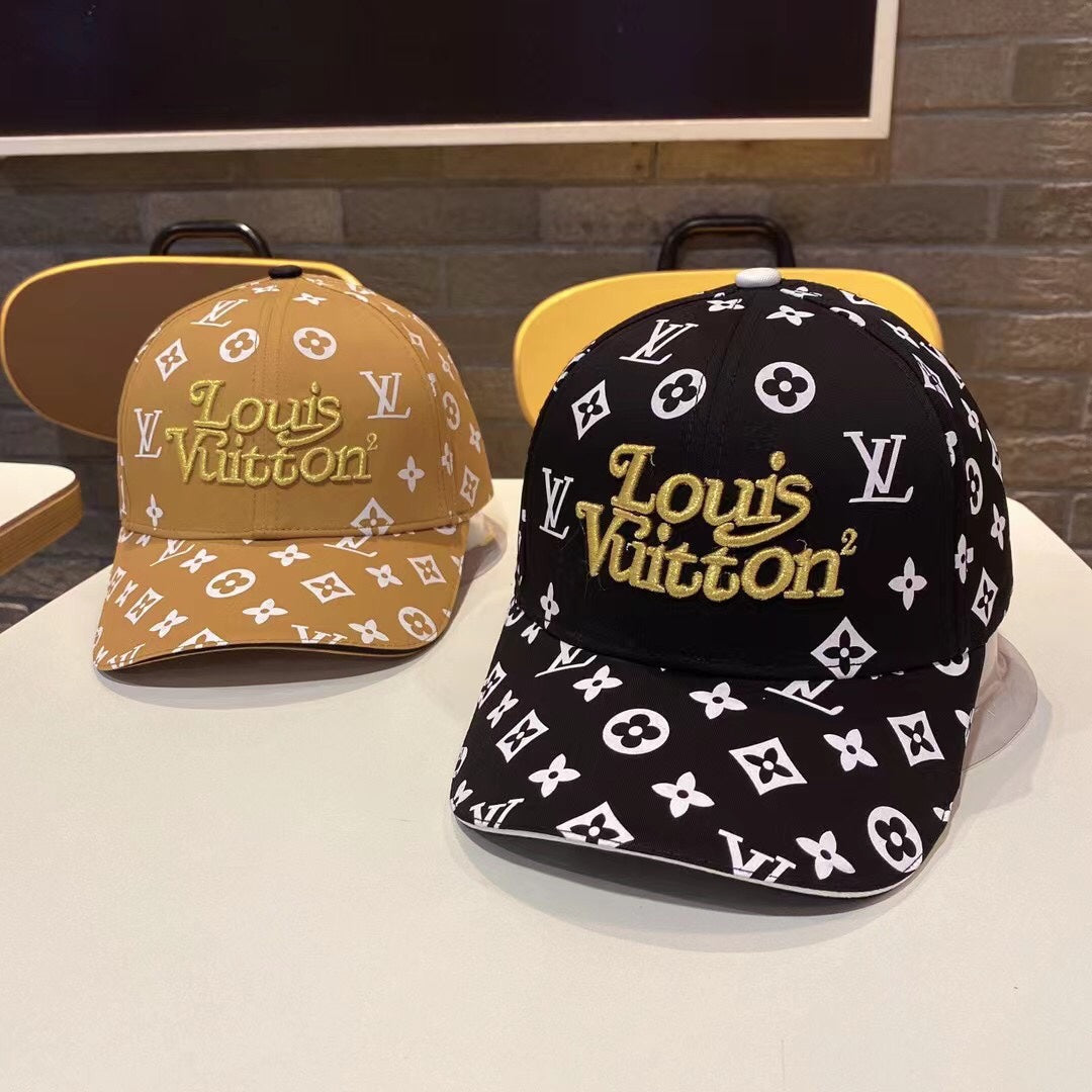 fashion solid color letter pattern baseball cap