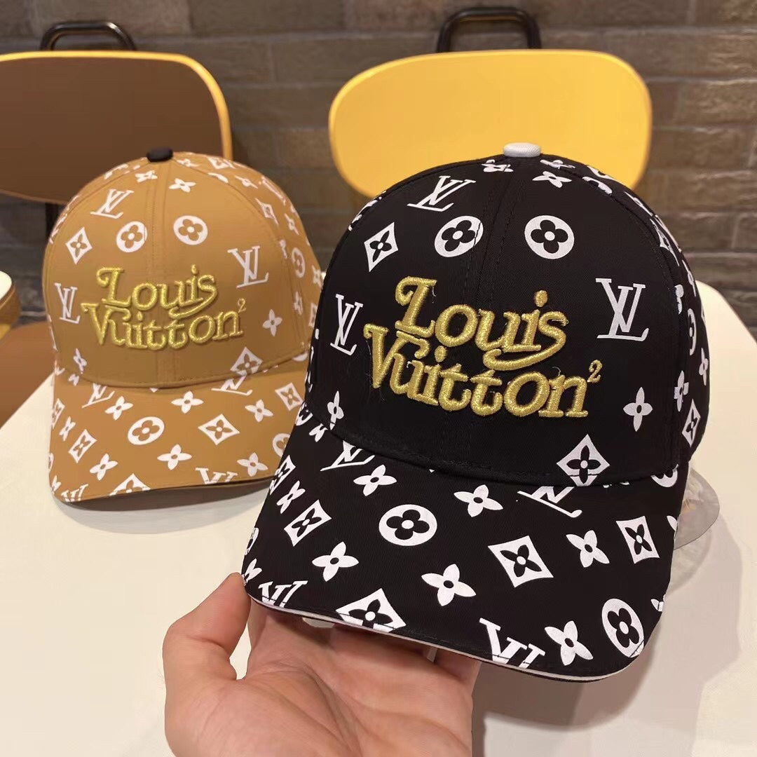 fashion solid color letter pattern baseball cap