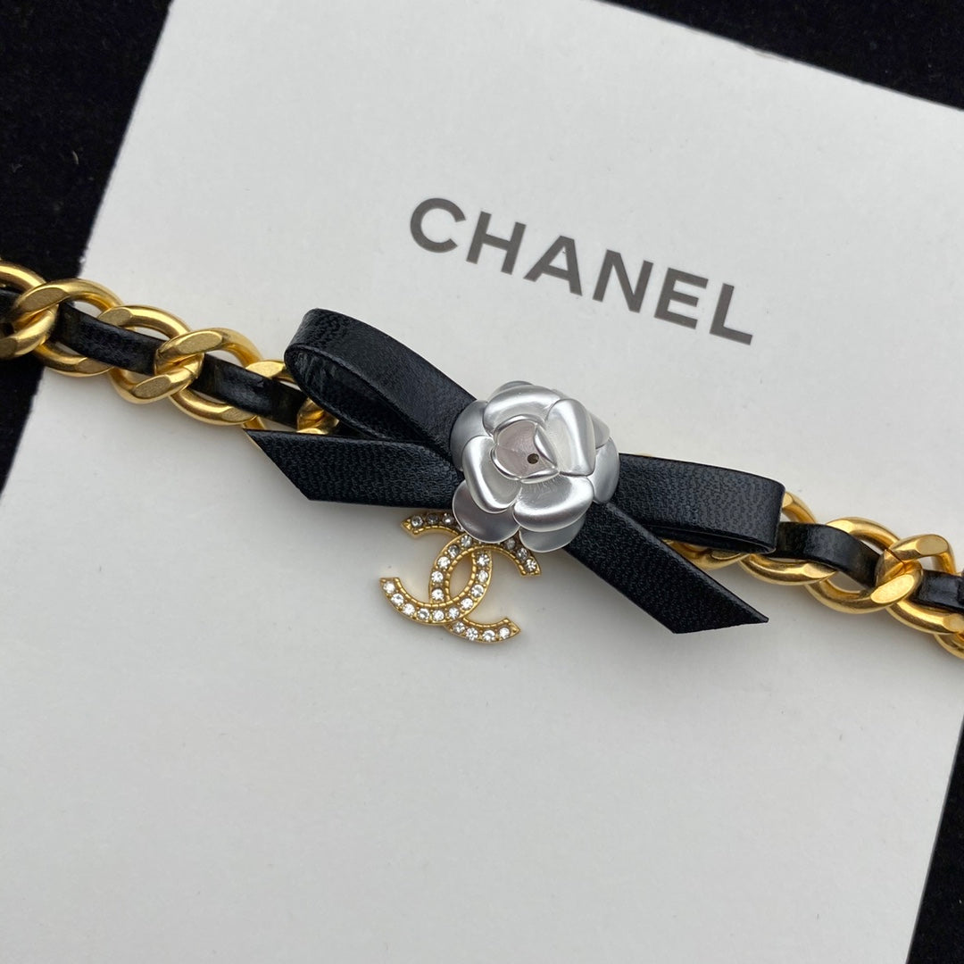 Classic Double C Camellia Bracelet