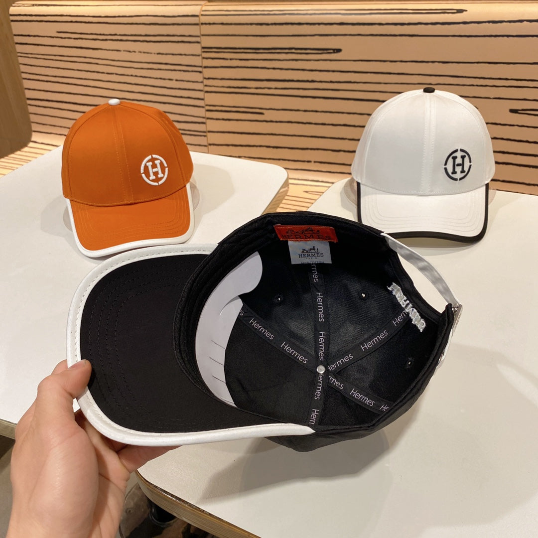 Fashion H Letter Pattern Baseball Cap