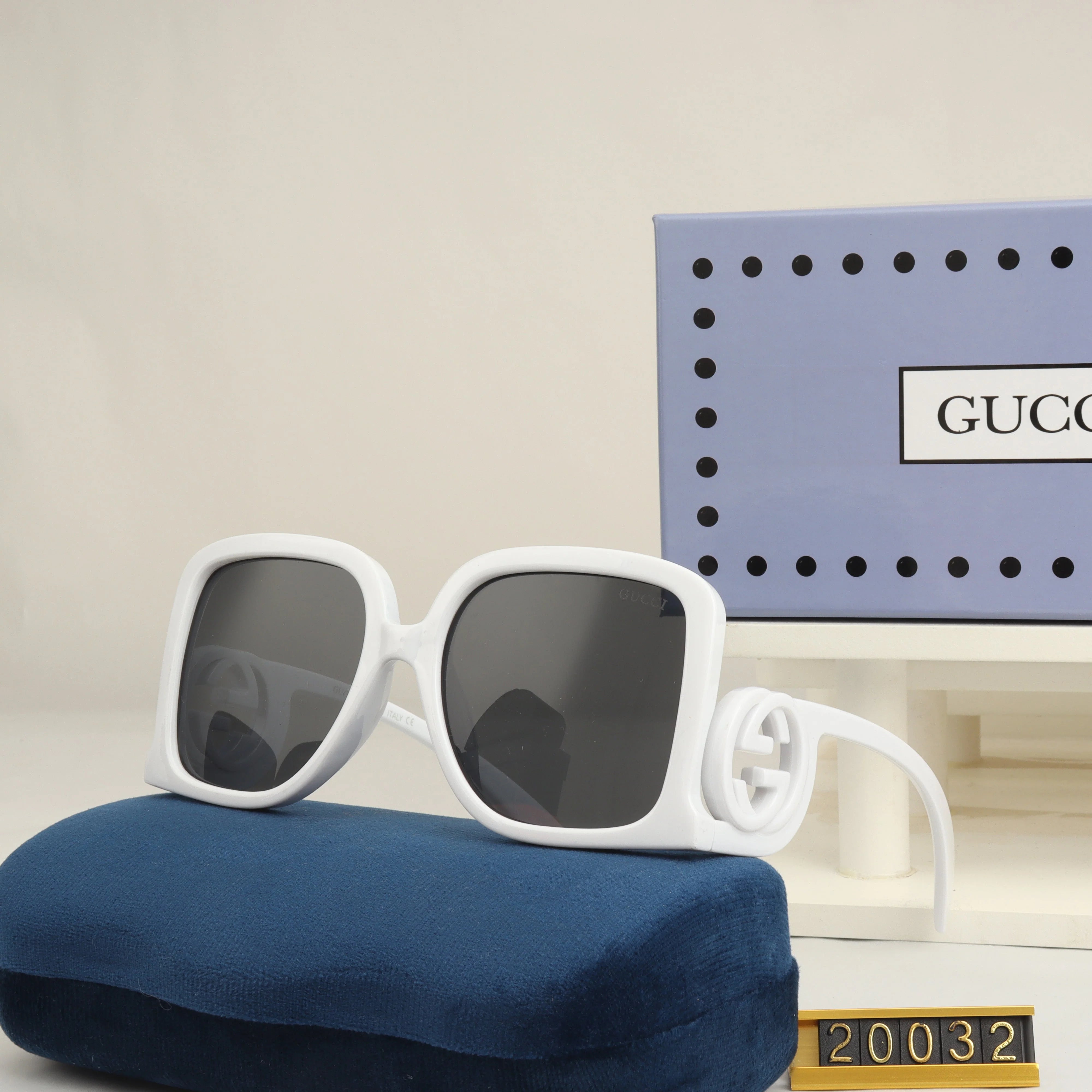 Large frame irregular sunglasses