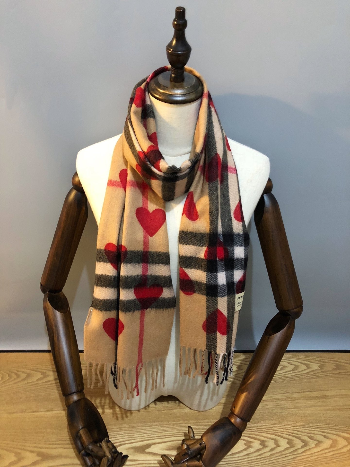 Parent-child love 100% cashmere scarf