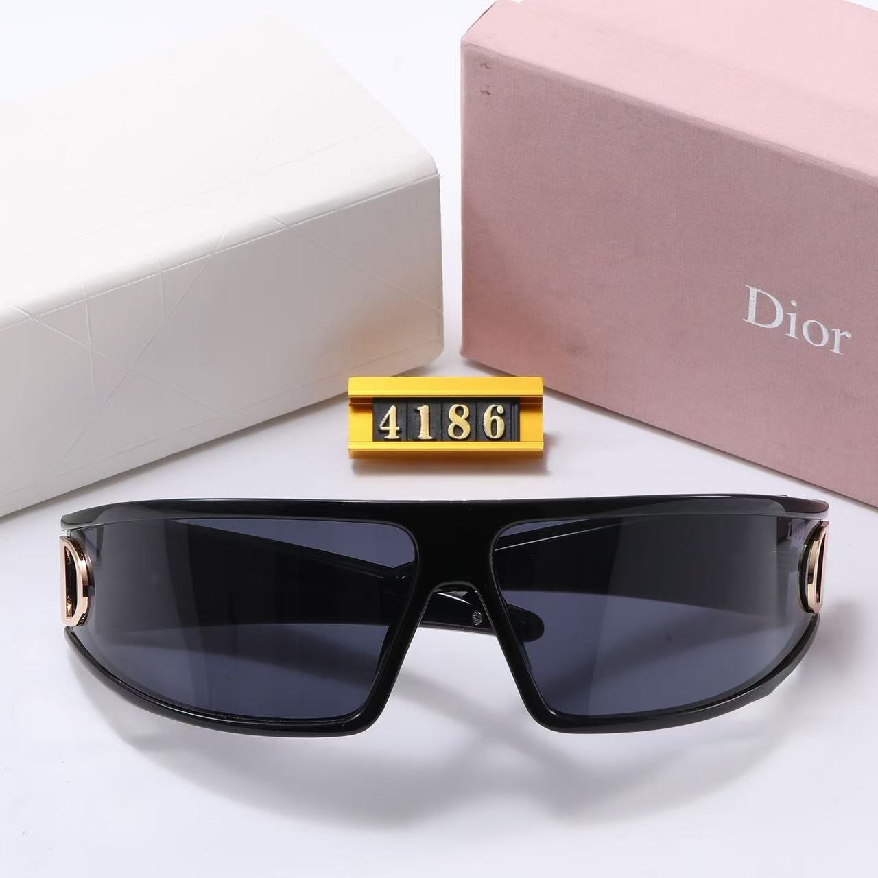 Rectangular headband sunglasses