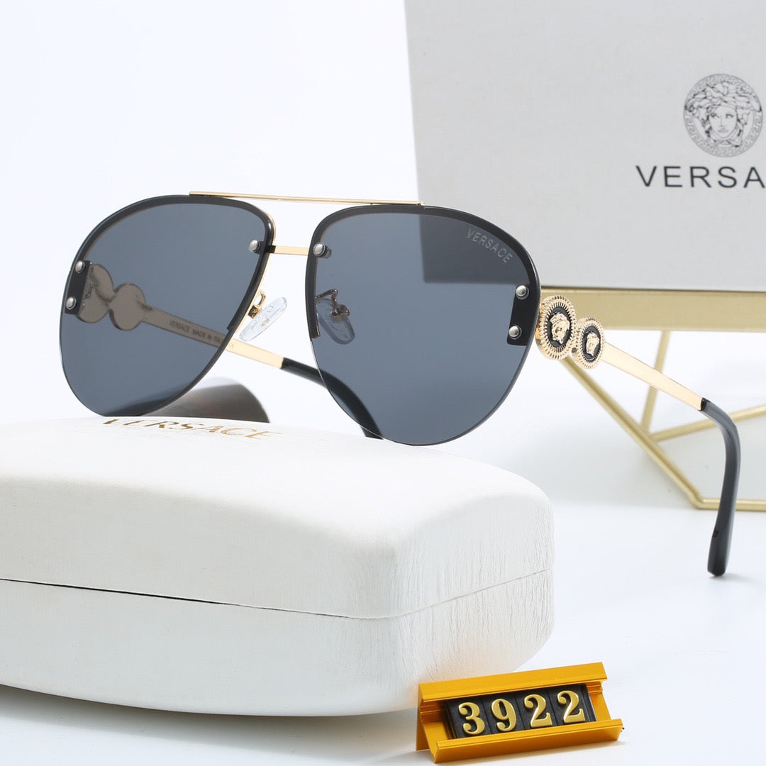 Luxury Metal Medusa Sunglasses 3922