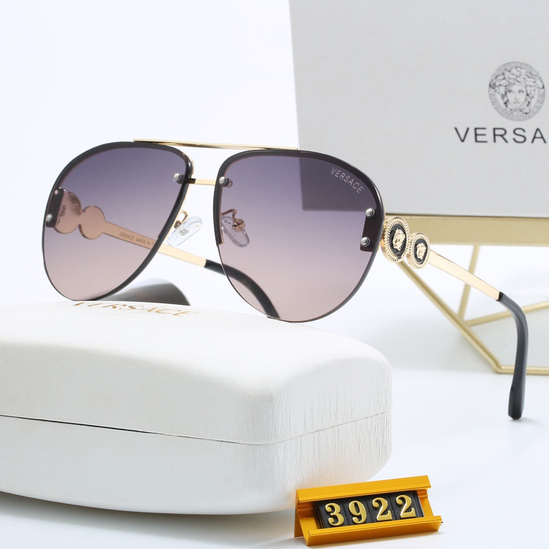 Luxury Metal Medusa Sunglasses 3922