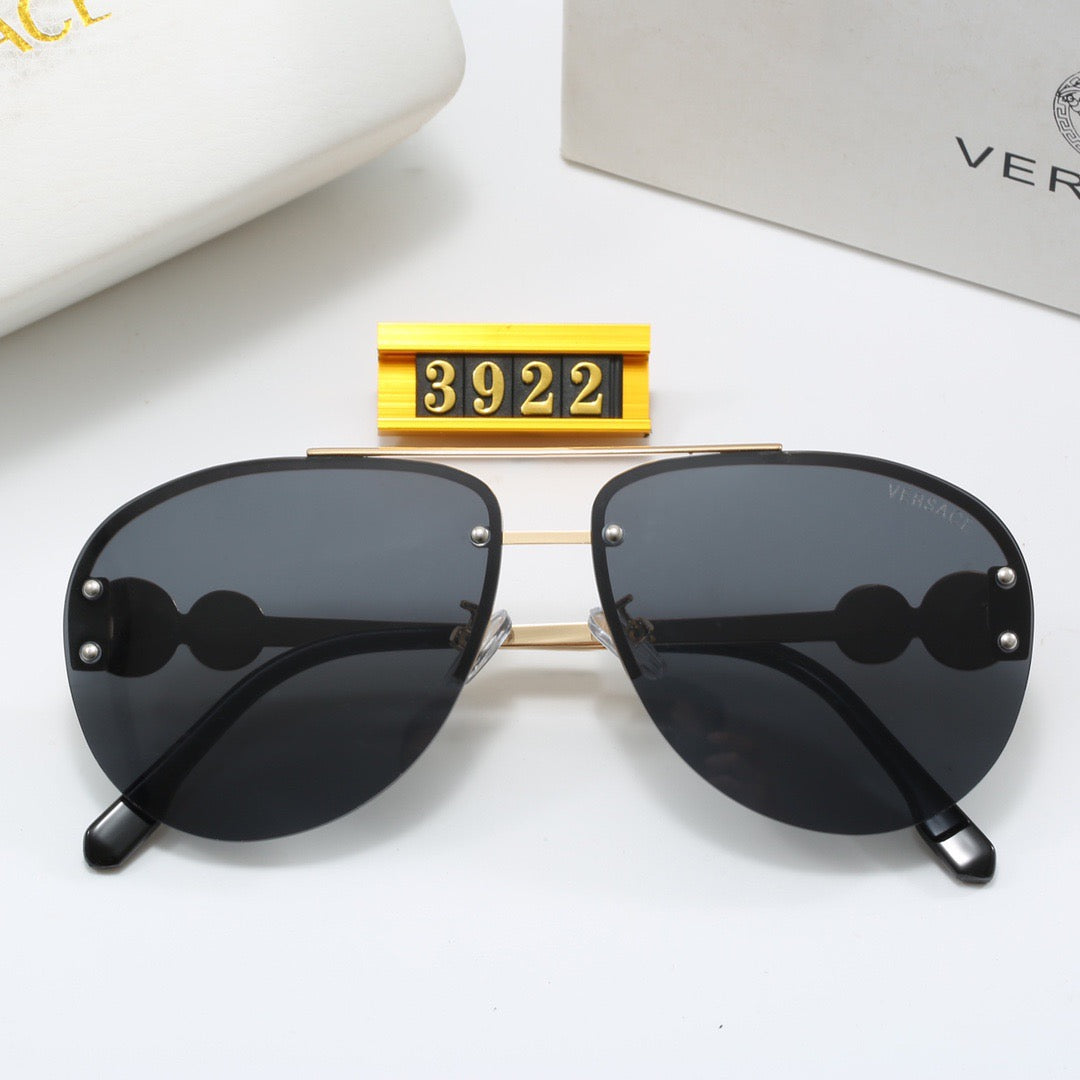 Luxury Metal Medusa Sunglasses 3922