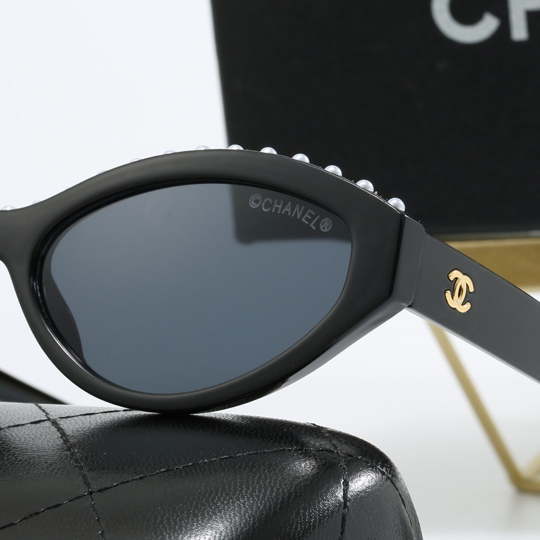 Luxury Pearl Cat Eye Sunglasses