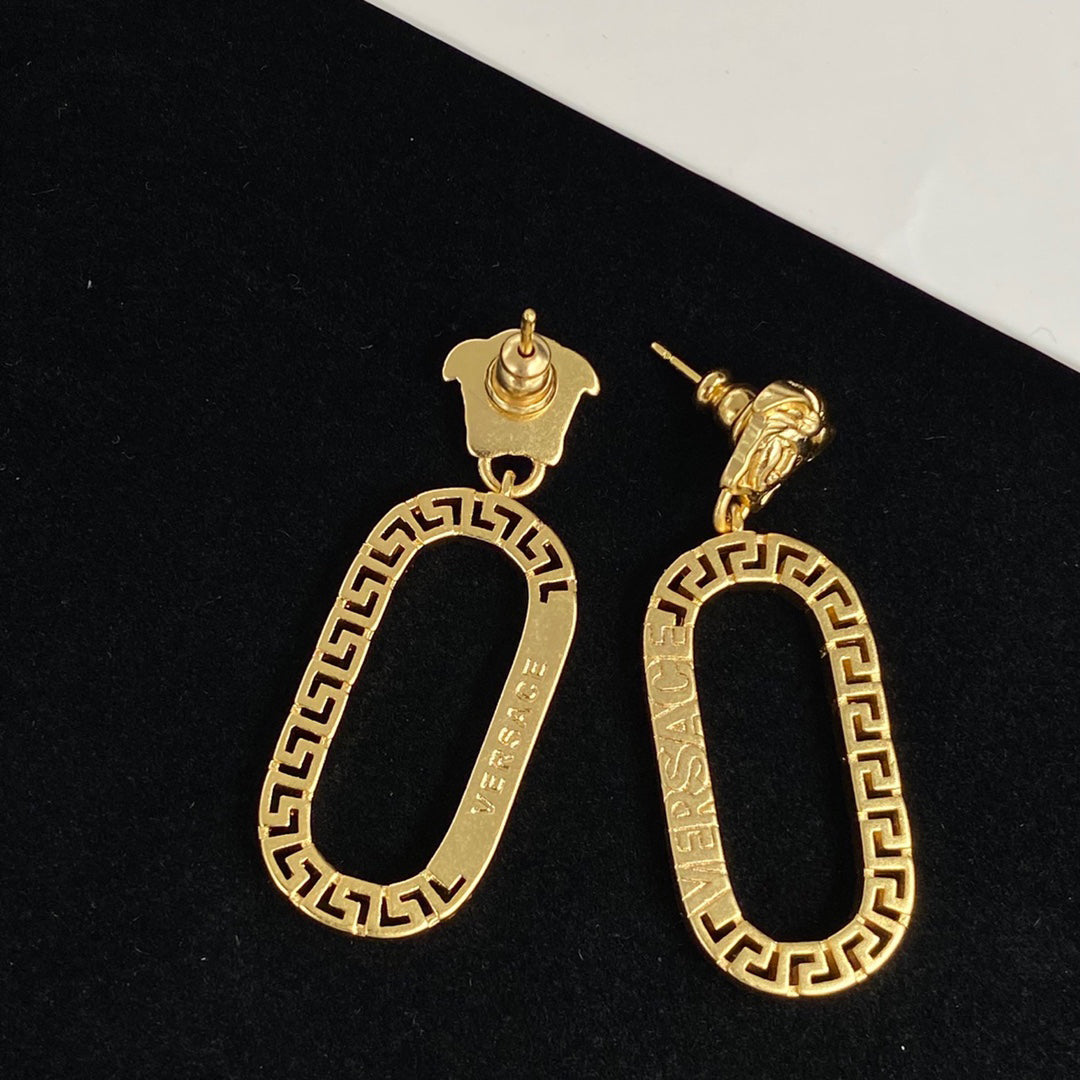 Medusa Labyrinth Drop Earrings