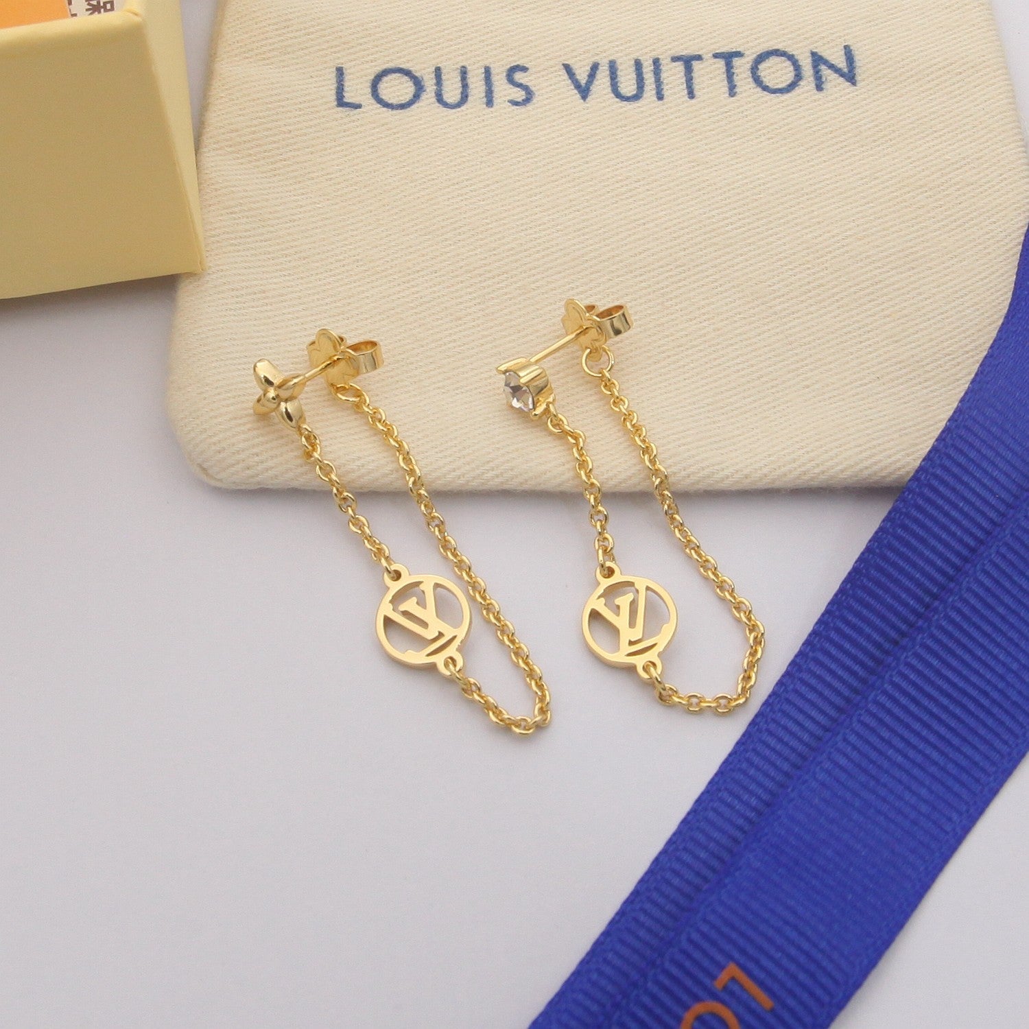 Petit Asymmetric Chain Earrings