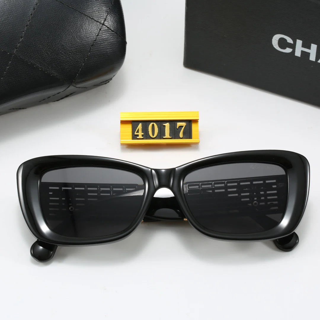 Small frame sunglasses with hollow temples