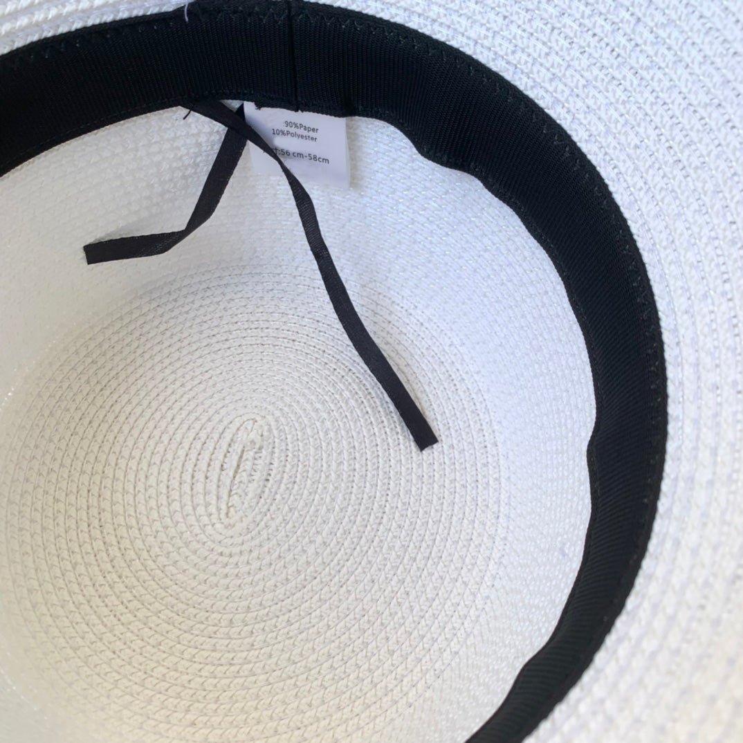 Hot Selling Monogram Straw Bucket Hat