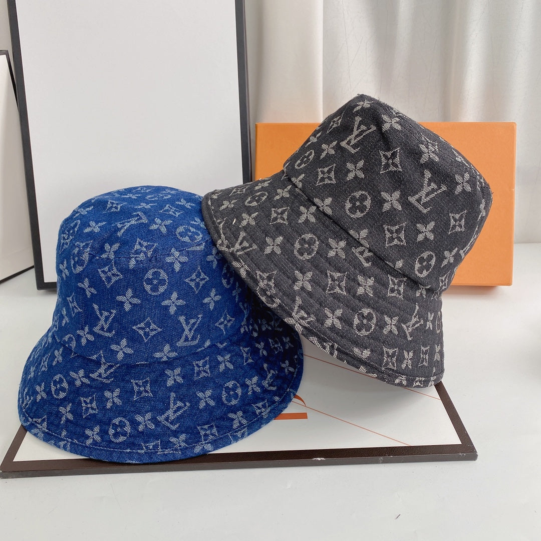 Classic Monogram Denim Bucket Hat