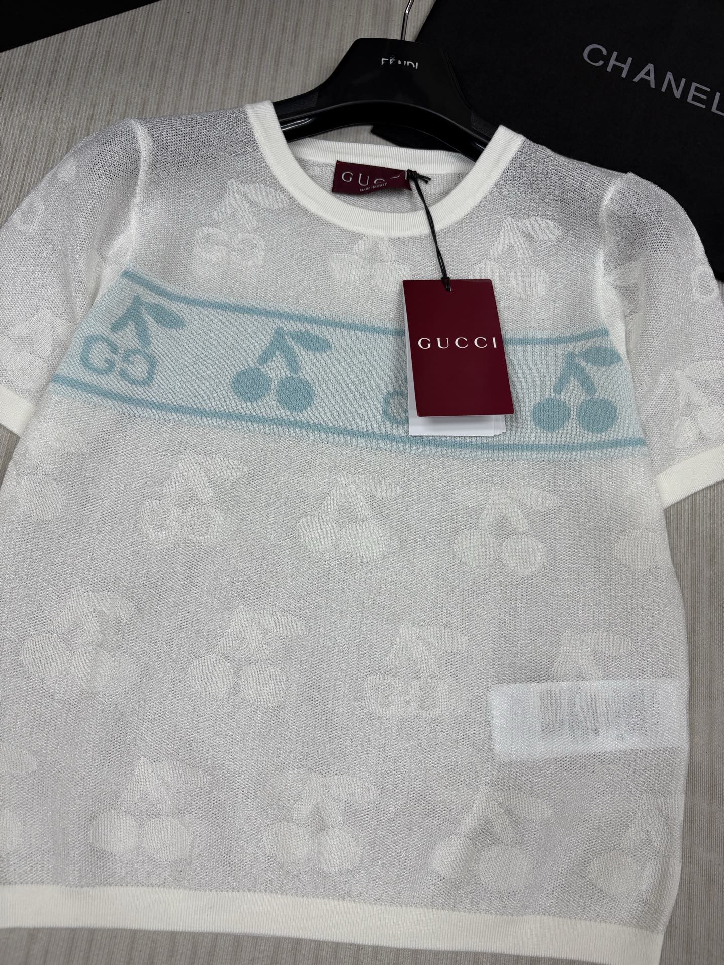 25 Spring and Summer New Knitted Round Neck Short Sleeve