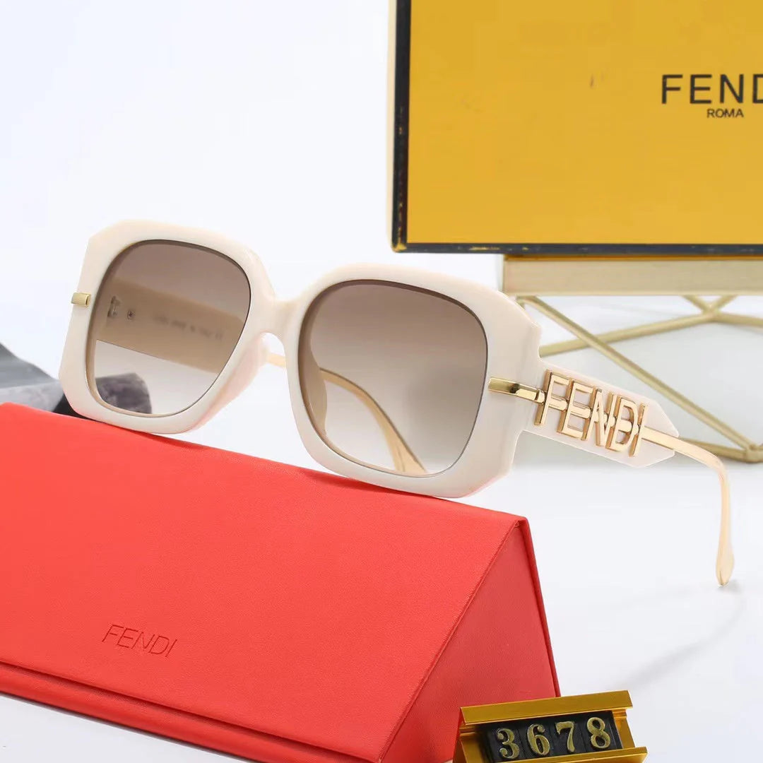 Personalized sunglasses with metal letters