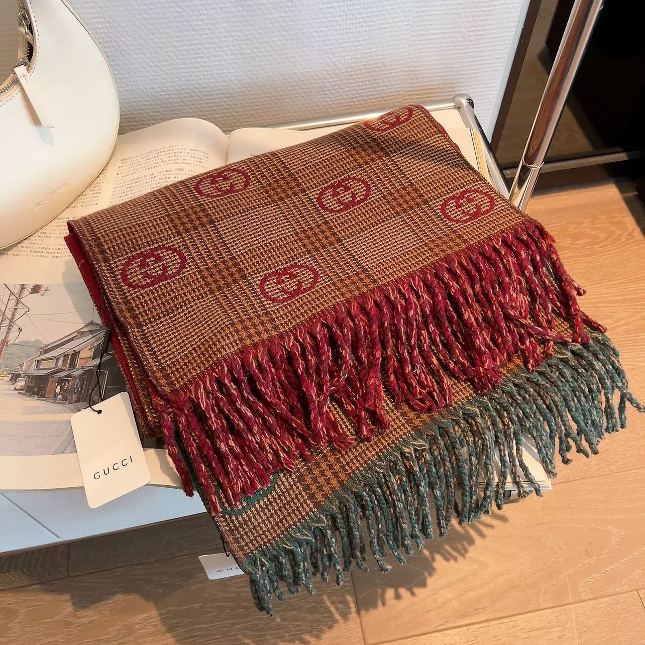 Premium Double-sided Cashmere Fringed Scarf