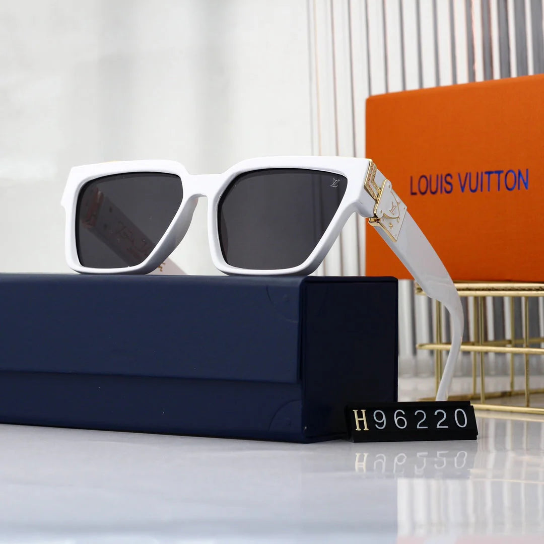 Large square frame personalized sunglasses