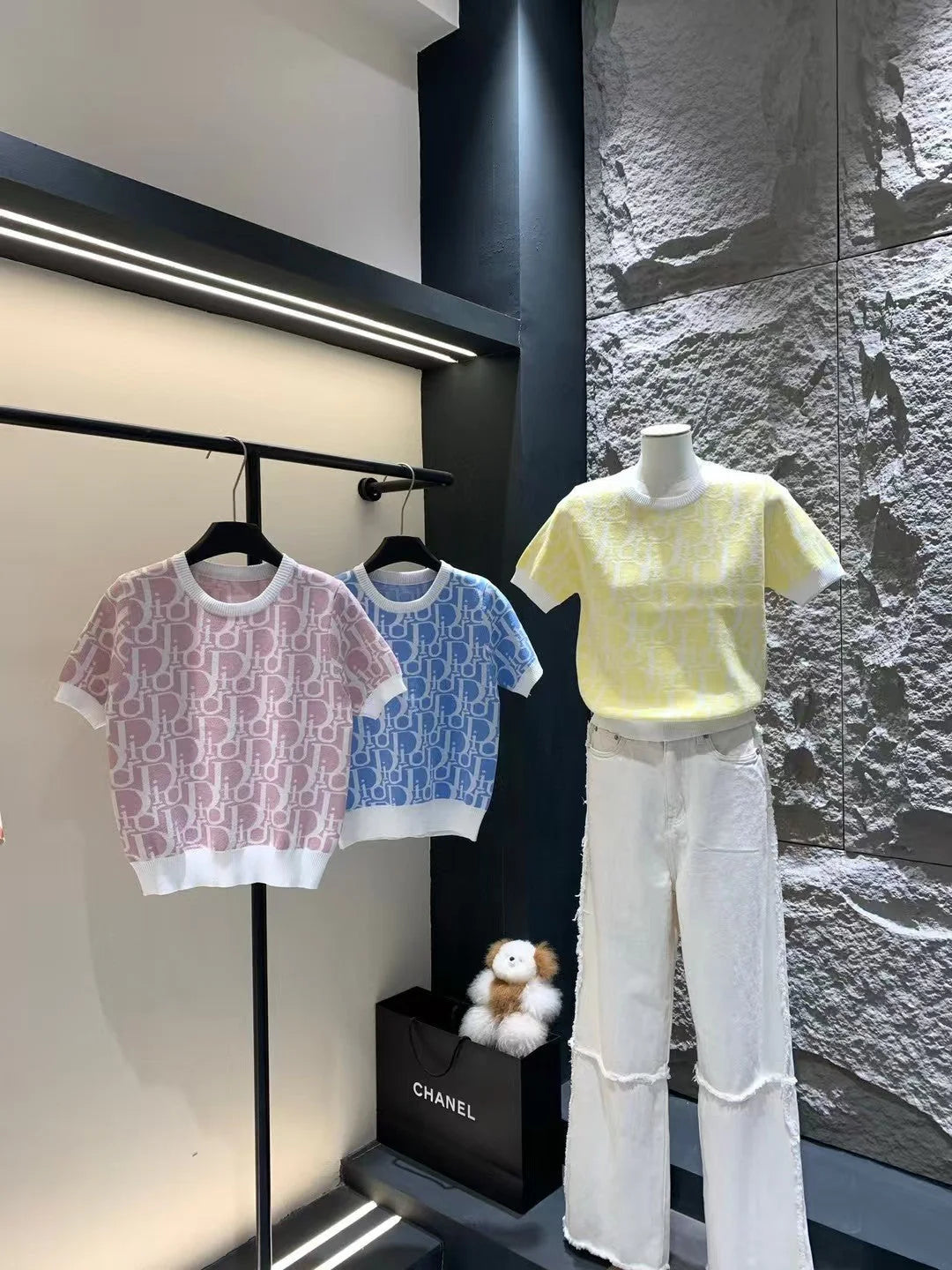 25 jacquard knitted short sleeves