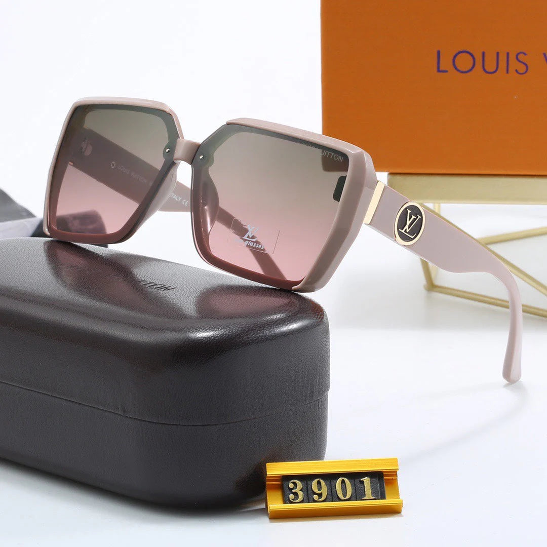 Large frame retro anti-glare sunglasses