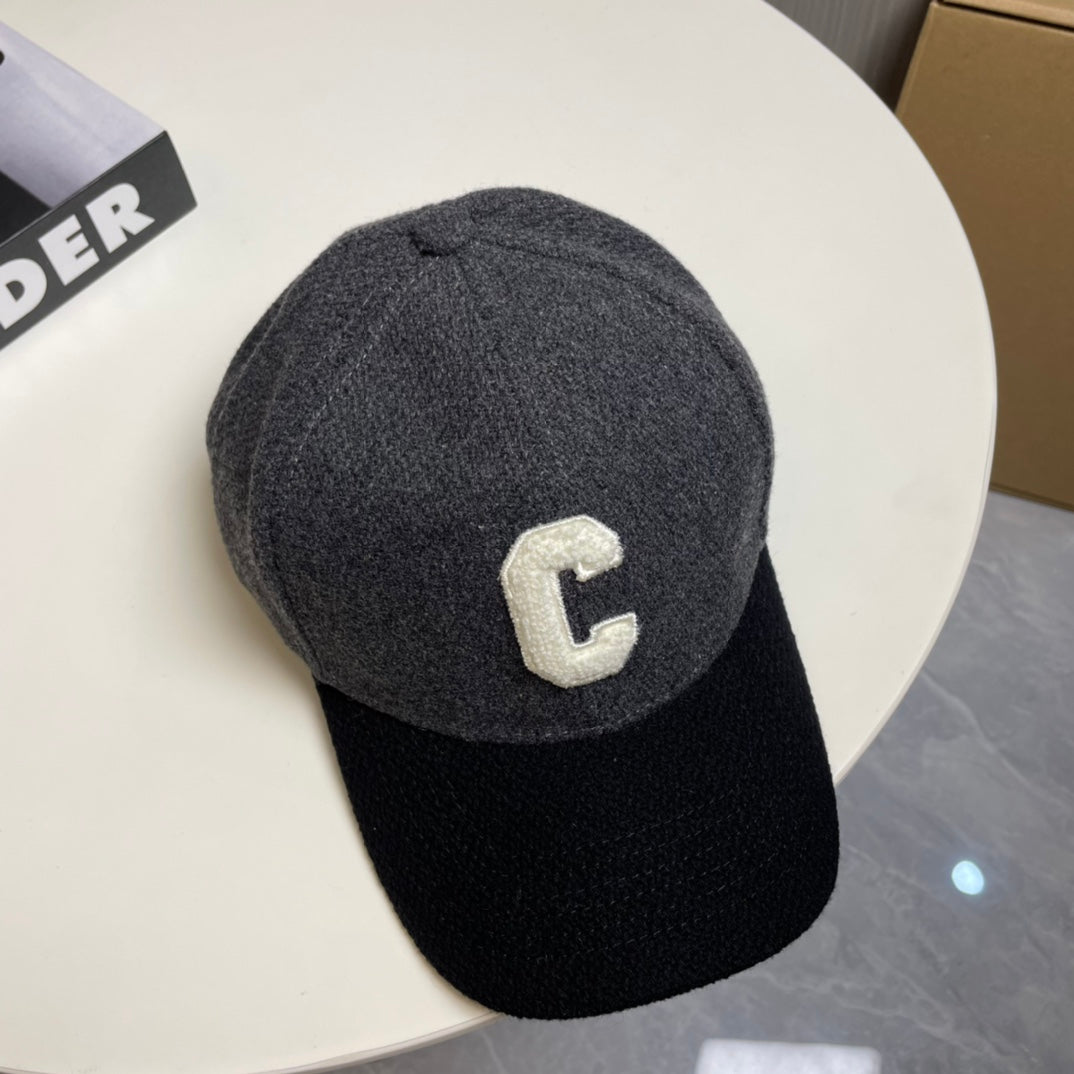 New C Letter Embroidered Baseball Cap