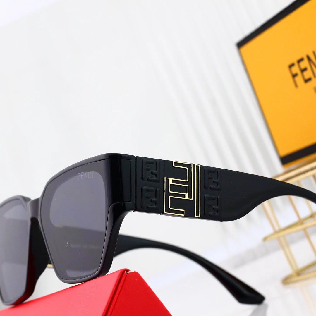 High-end large-frame slim sunglasses