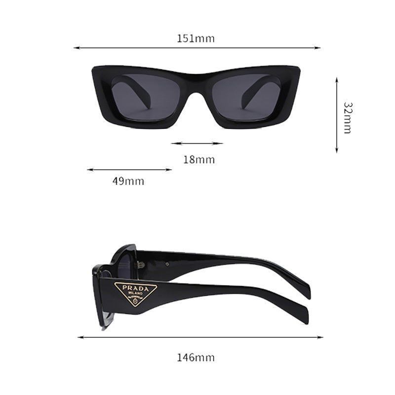 Fashion Big Frame Square Sunglasses 6080