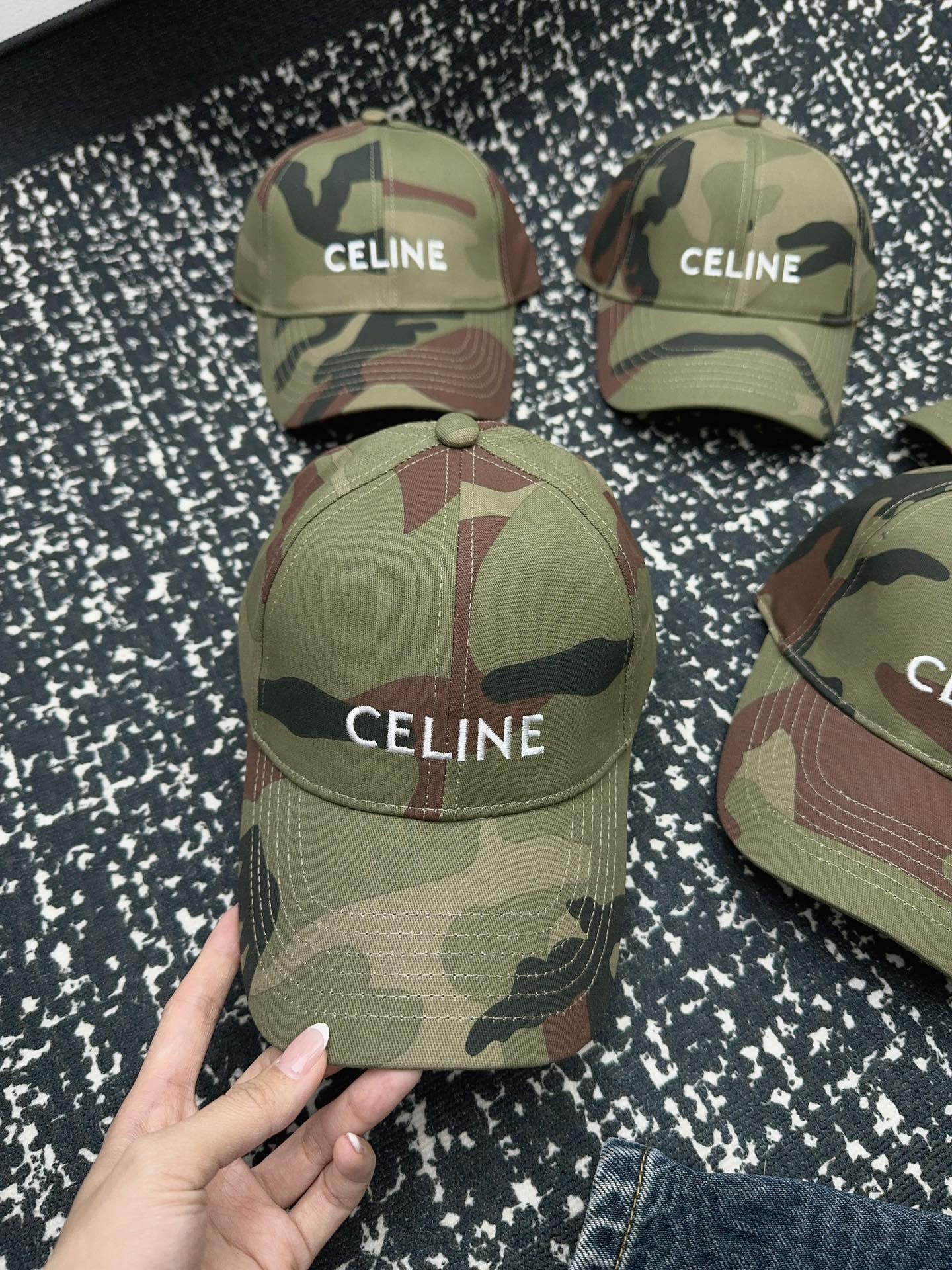 Retro Camouflage Baseball Cap