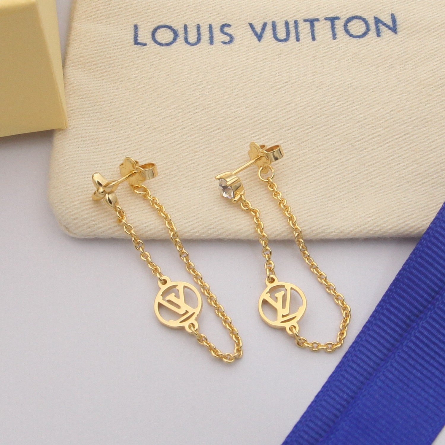 Petit Asymmetric Chain Earrings