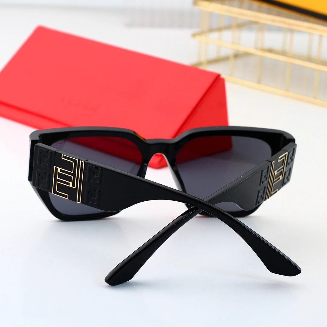 High-end large-frame slim sunglasses