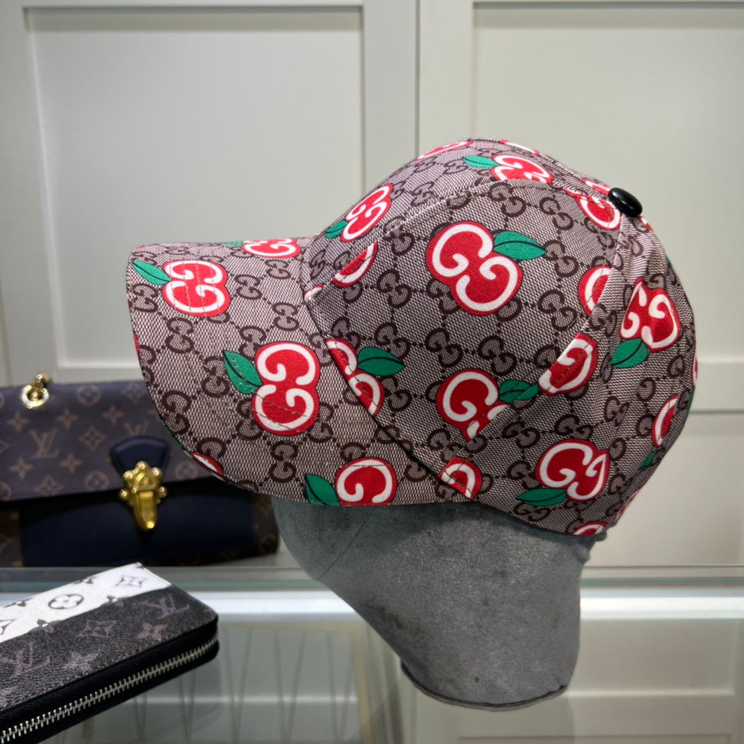 Statement Monogram Print Baseball Cap