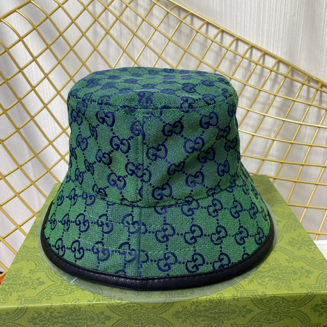 Joint Monogram Embroidered Bucket Hat