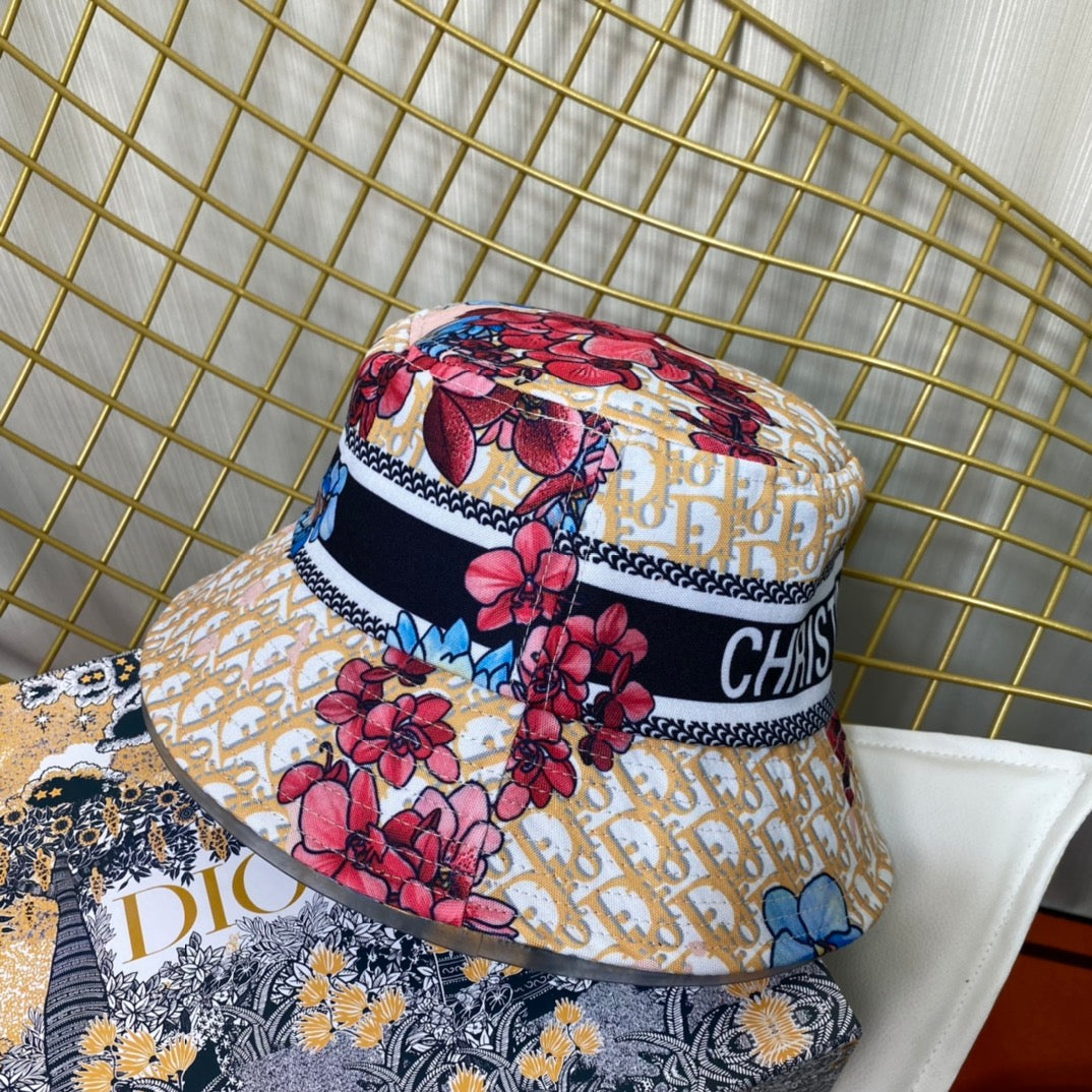 Personalized Monogram Flower Bucket Hat