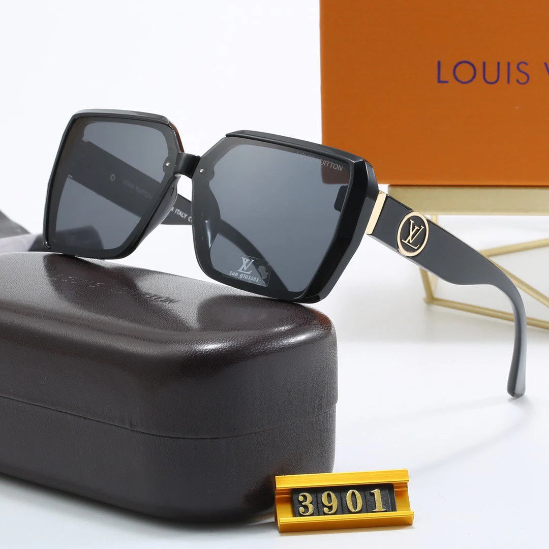 Large frame retro anti-glare sunglasses