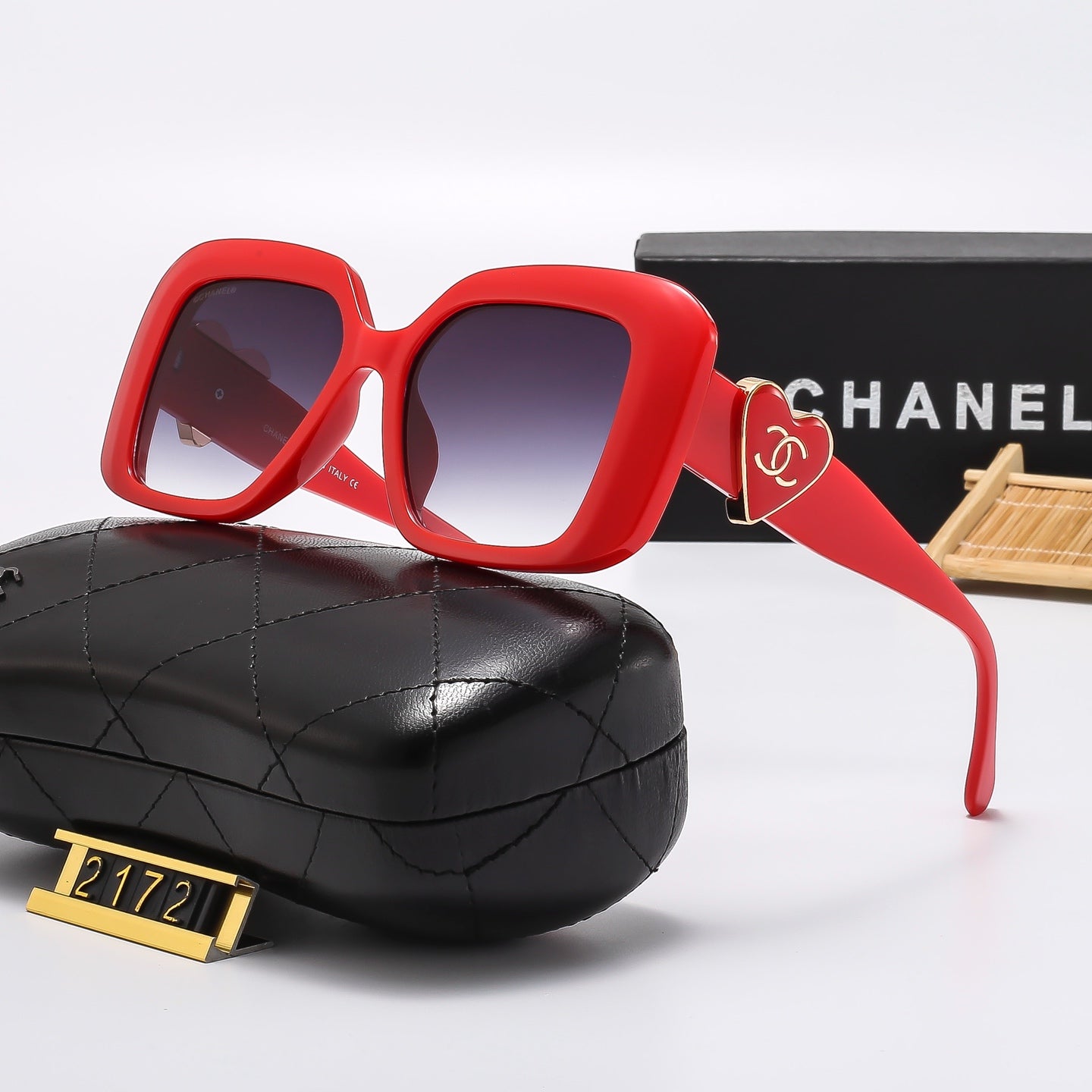 Fashion square heart sunglasses