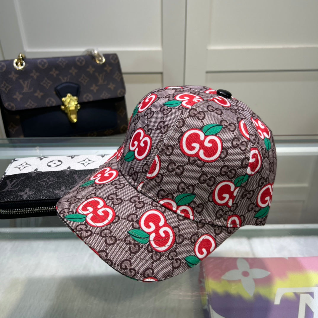 Statement Monogram Print Baseball Cap