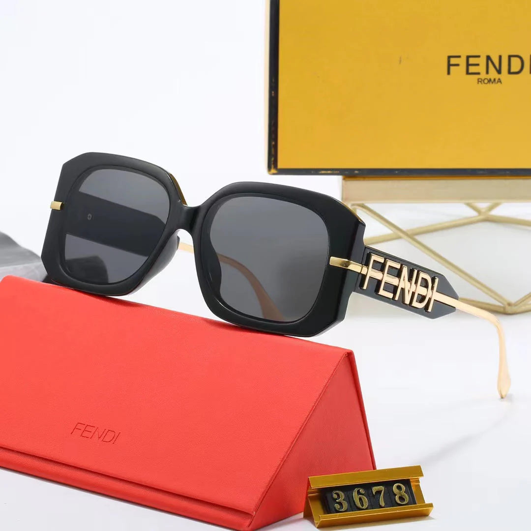 Personalized sunglasses with metal letters