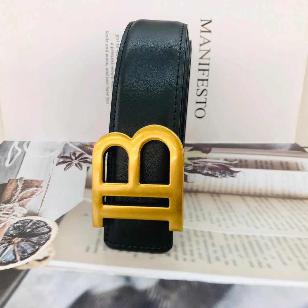 3 Colors Fashion letter leather belt