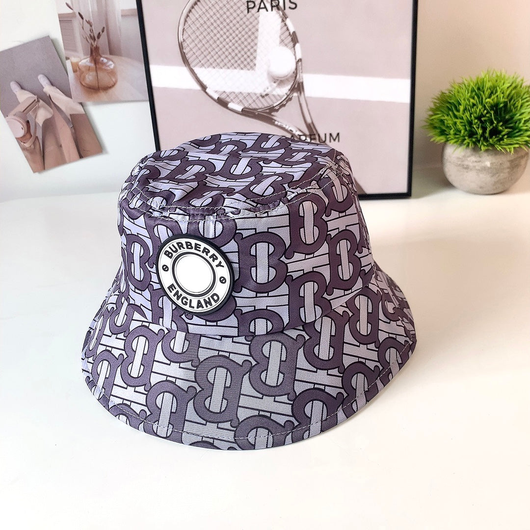 Full Monogram Leather Badge Bucket Hat