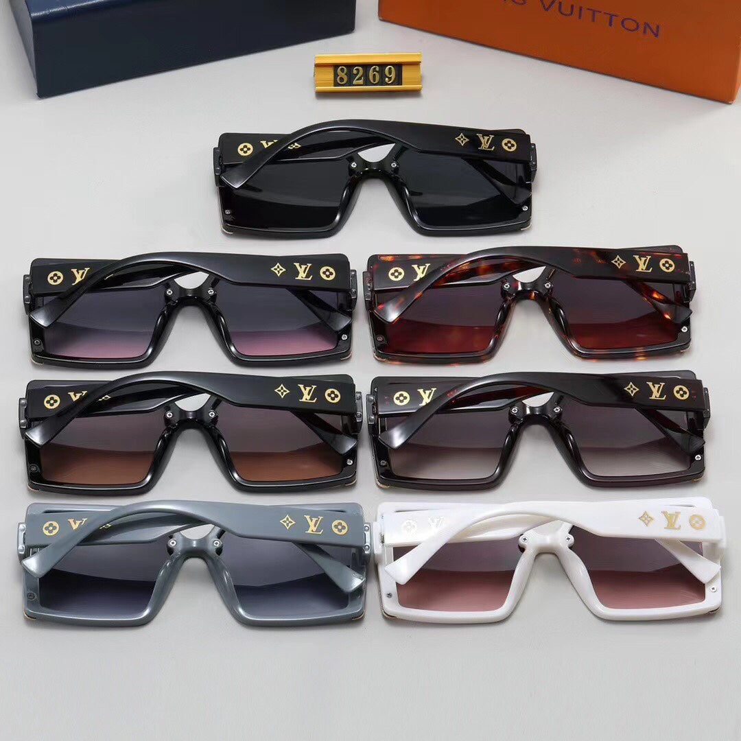 Atmospheric Advanced sense Square Sunglasses-8269