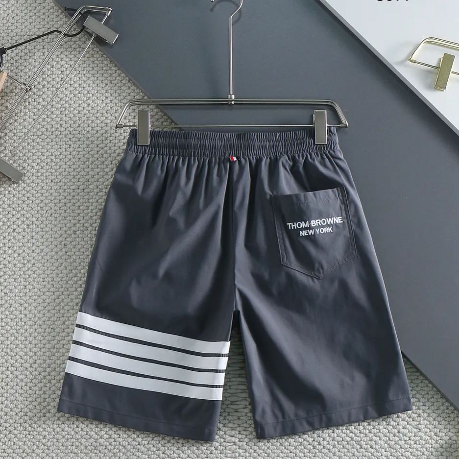 Black and grey fashion shorts