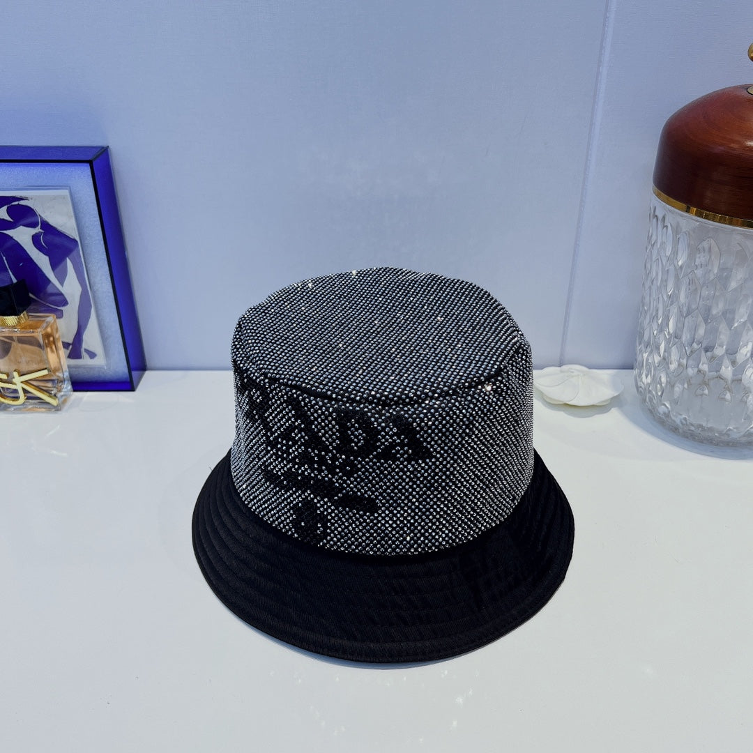 Fashion Full Diamond Bucket Hat