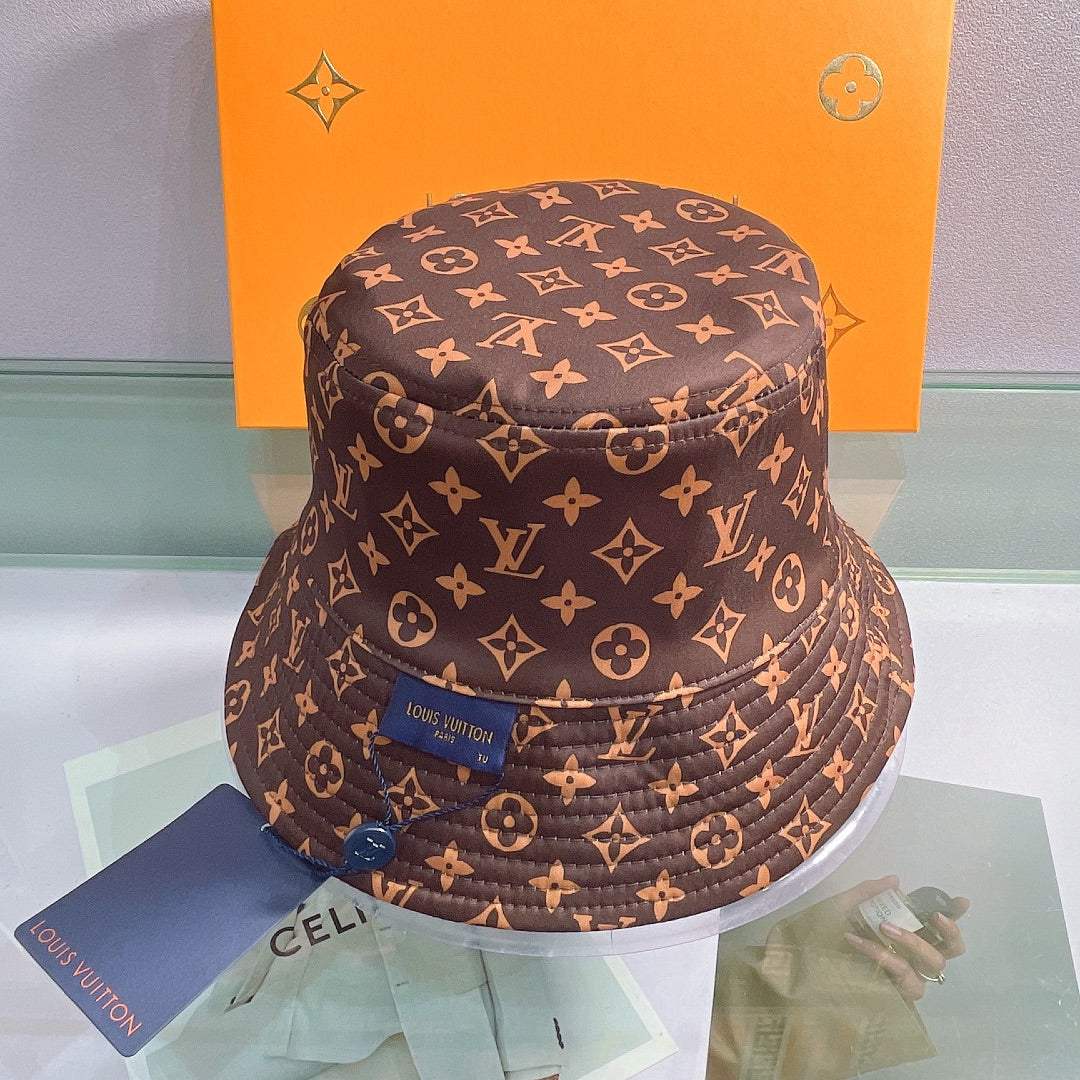 Map Monogram Double Sided Bucket Hat