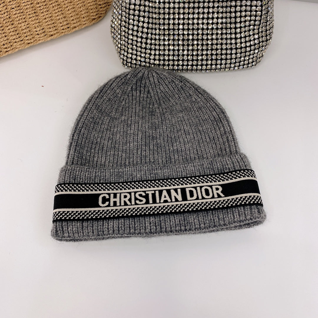 Classic Webbing Warm Knit Hat