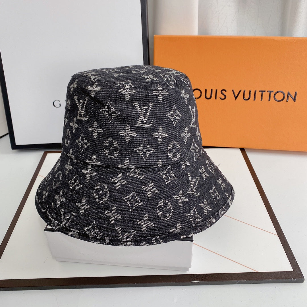 Classic Monogram Denim Bucket Hat